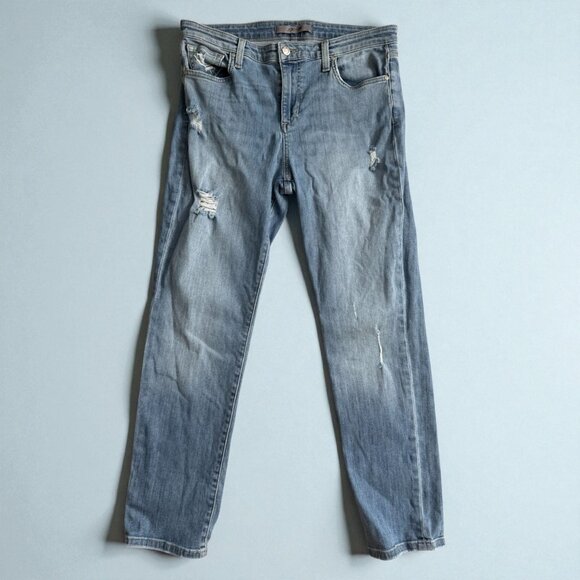 JOES Light Wash Distressed Ankle Jeans Size 27 - Picture 1 of 8